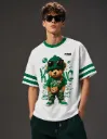 "Street Teddy" Heavyweight Tee. 🧸🟢