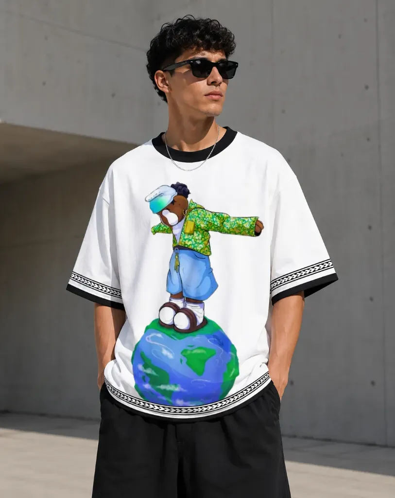 ZFX "Terra Balance" Oversized Graphic Tee
